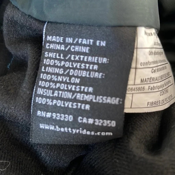 BETTY RIDES Mosiac Print Rocker Snowboard Ski Pant Teal Green 10K Waterproof S - Picture 13 of 16